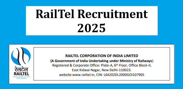 RailTel Recruitment 2025: Hurray! Golden Opportunity For Technical, Marketing & Finance – It’s Time To Act